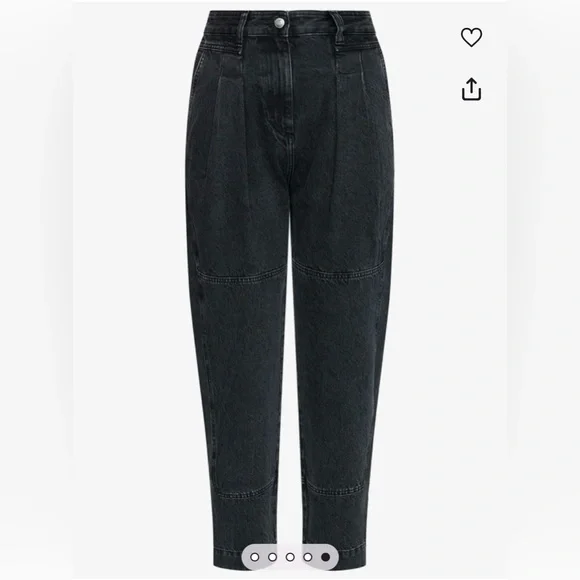 IRO PARIS high waisted tapered barrel jeans - Picture 5 of 10